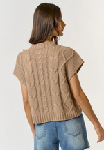 Kinsey Sweater - Taupe/Cream