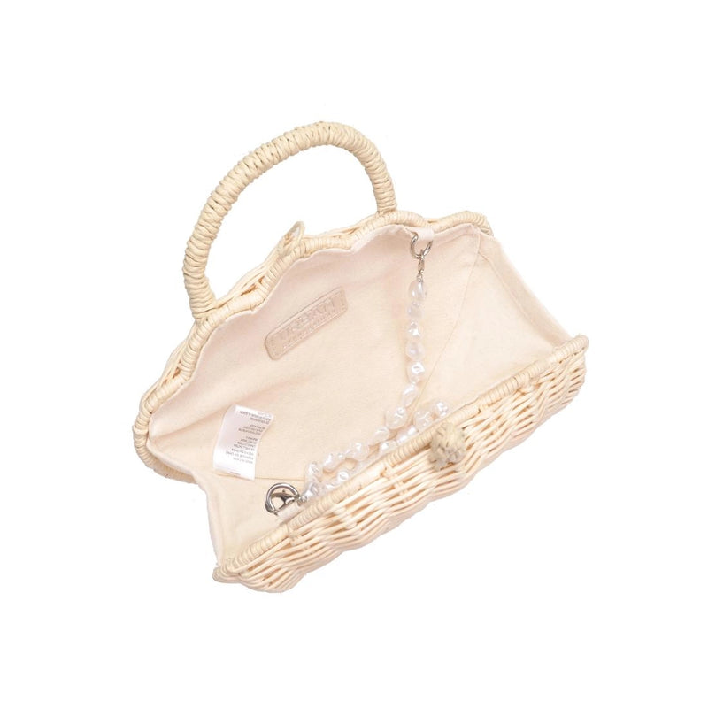 Seashell Wicker Handbag