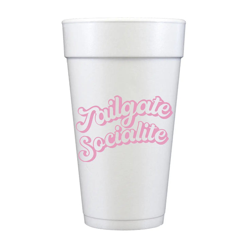 Tailgate Socialite Styrofoam Cups