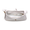 Crocodile Vegan Leather Bag - Oatmilk