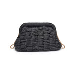 Black Woven Clutch
