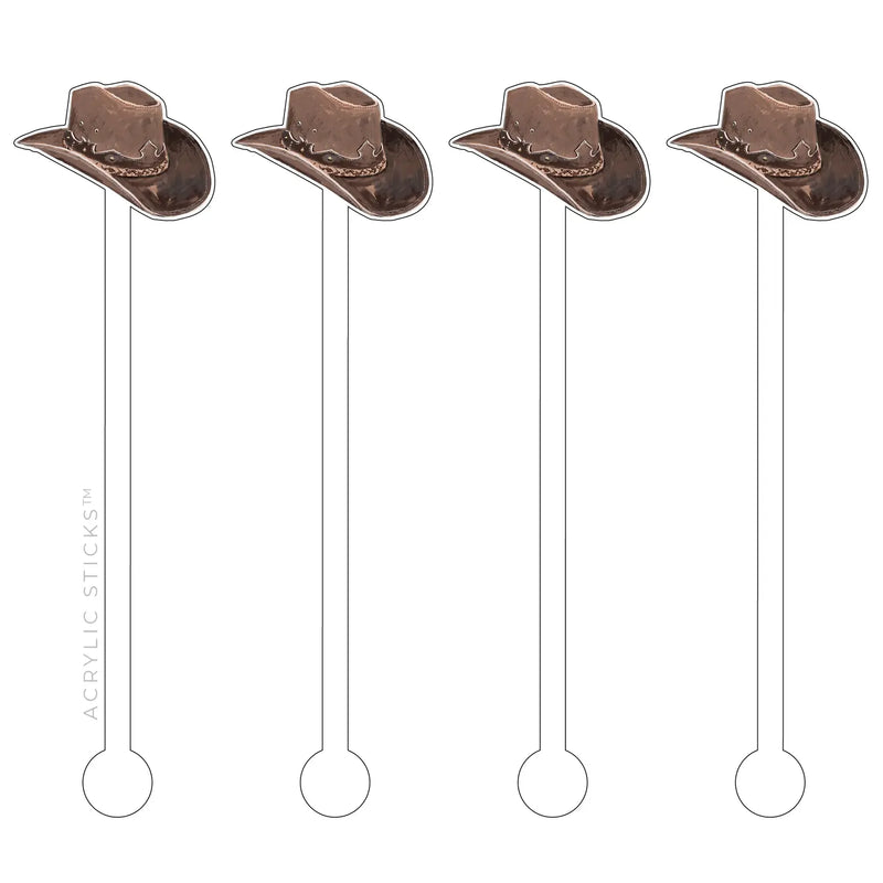 Cowboy Hat Stir Sticks