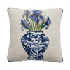 Chinoiserie Vase Flower Hook Pillow