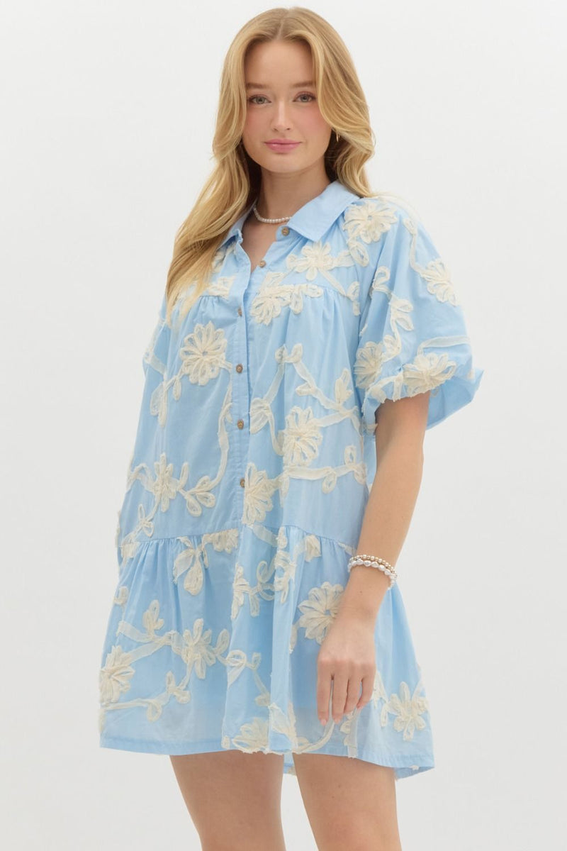 Kaylin Dress - Light Blue