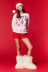 Sequin Nutcracker Holiday Crewneck